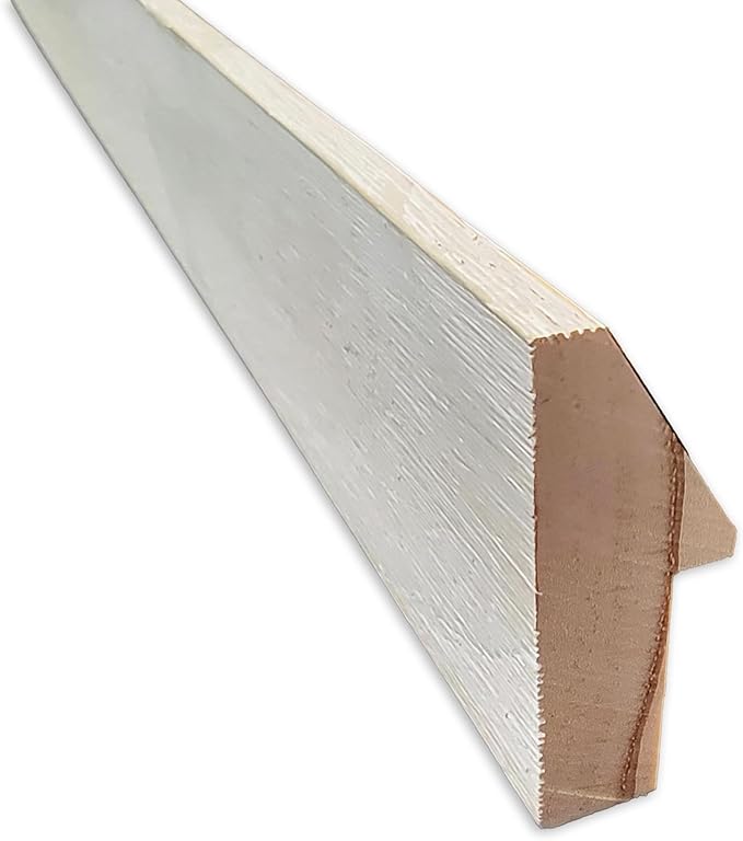 Amanti Art Natural Cork Board for Wall, 25x49 Vision Board with White Frame, Oversize Corkboard Office Decor for Home Organization, Modern Corkboard Pinboard to Display Items for Home Organization in