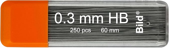 Bild Premium 1250 Leads of 0.3 mm HB Mechanical Pencil Lead Refills (HB Mega, 0.3 mm)
