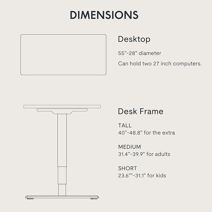 FLEXISPOT E6 Essential 3 Stages Dual Motor Electric Standing Desk 55x28 Inch Whole-Piece Board Height Adjustable Electric Sit Stand Desk(White Frame + Black Desktop, 2 Packages)