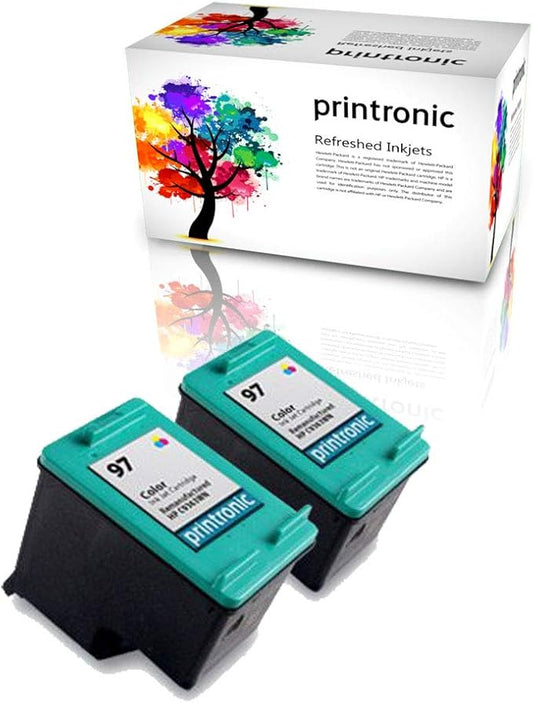 Remanufactured Ink Cartridge Replacement for HP 97 C9363WN (2 Color)