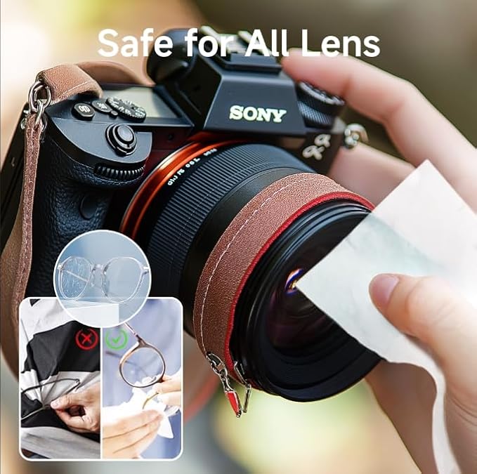 Anti Fog Lens Wipes for Eyeglasses, [150 Pre-Moistened Individually Wrapped Wipes] [Non-Scratching & Non-Streaking] Cleaner Wipes for Glasses, Sunglass