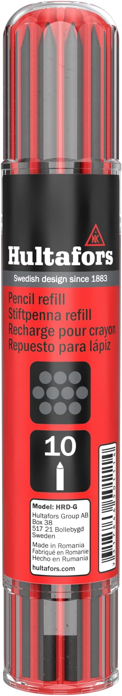 Hultafors Tools 650110 Dry Marker Refills HRD G*, Graphit