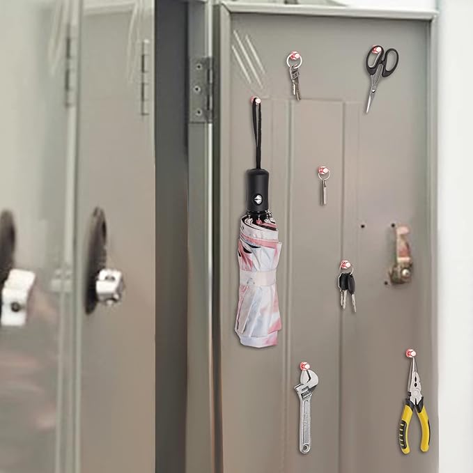 20-Pack Whiteboard and Fridge Magnets, Office and Kitchen Magnets, Push Pins Included