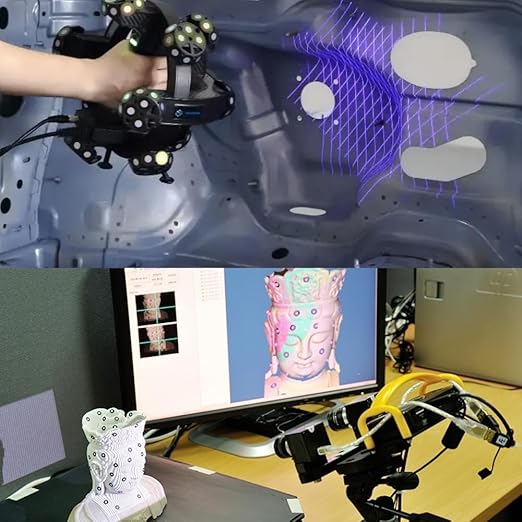 700 pcs 6mm Positioning Targets for 3D Scanning,Difffuse Reflection 3D Markers for Industrial and Consumer 3D Scanner