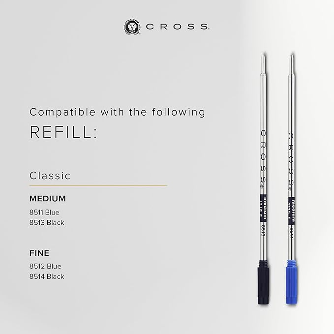 Cross Century II Refillable Ballpoint Pen Presented in a Luxury Gift Box - Medium Point, Black Ink, Gold