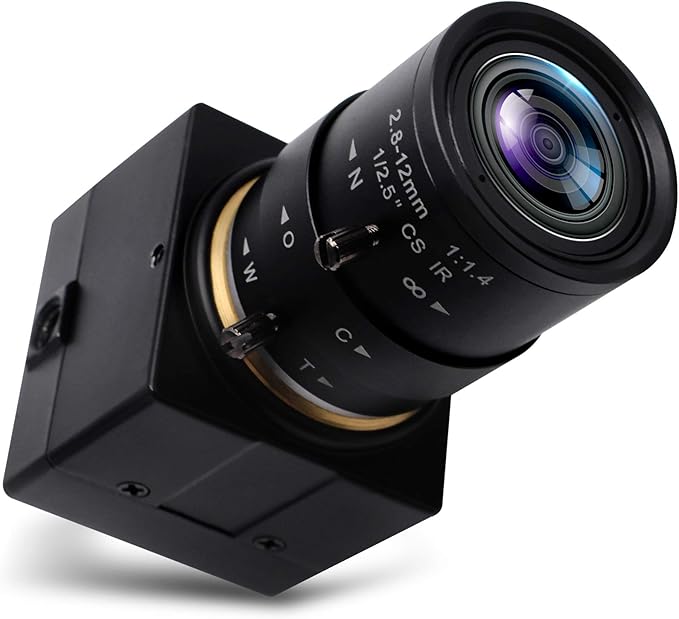 SVPRO 1080P HD Webcam with Zoom Lens 2.8-12mm Manual Focus Camera 30fps/60fps/100pfs High Definition USB Camera UVC Free Drive for PC & Laptop