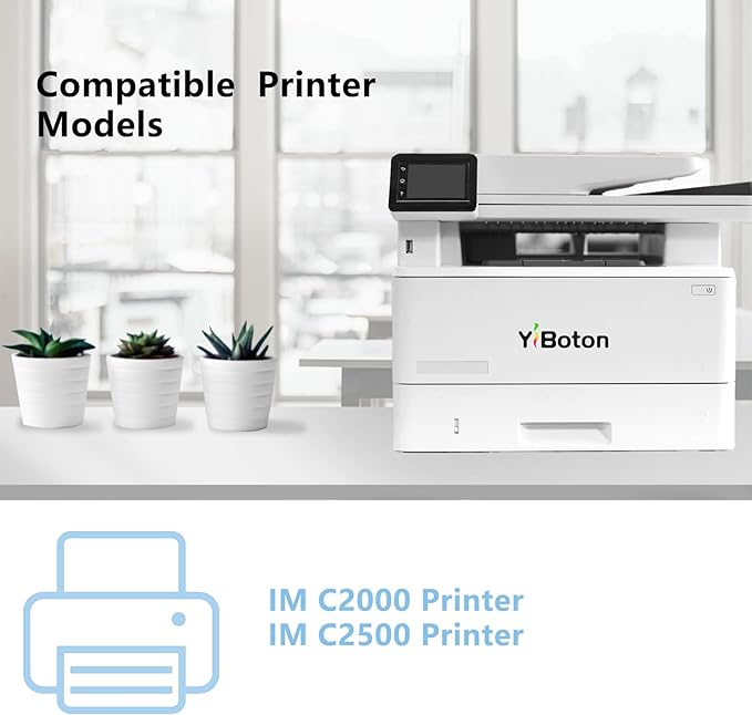 IM C2000 IM C2500 Compatible Toner Cartridge Replacement for Ricoh 842307 842308 842309 842310 for IMC2000 IMC2500 Printer (4 Pack)