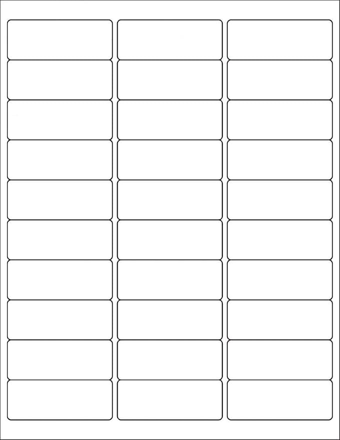 BESTEASY 30-up 4000 Sheets 1" X 2-5/8" Address Shipping Labels for Laser and Inkjet Printers, FBA Product Labels (120000 Labels)