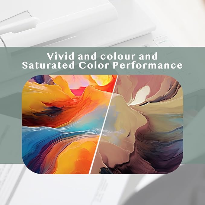 747 Ink Cartridge 300-ml (3-Pack, Chromatic Green/Chromatic Blue/Gray) for DesignJet Z6 & DesignJet Z9+ Printers Compatible Ink Replacement for HP 747 Ink Cartridge P2V84A P2V85A P2V86A