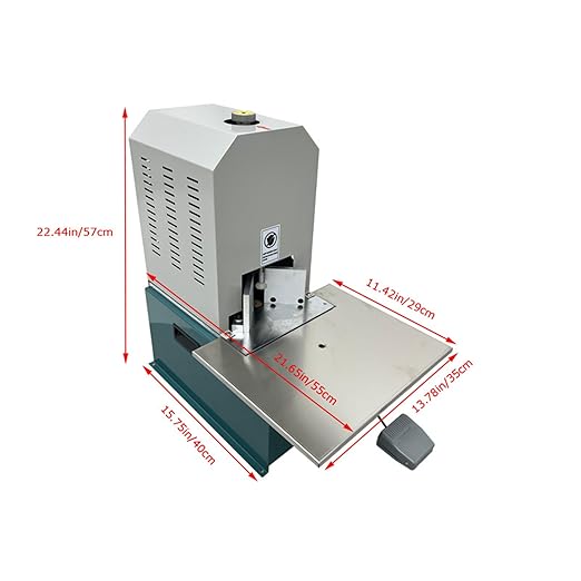 Electric Corner Rounder Machine with Foot Pedal and 7 Blades (R3-R10) 180W 110V Heavy Duty Punch Cutter with Paper Drawer Semi-Auto Metal Corner Rounding Machine for Paper/PVC/Plastic Films