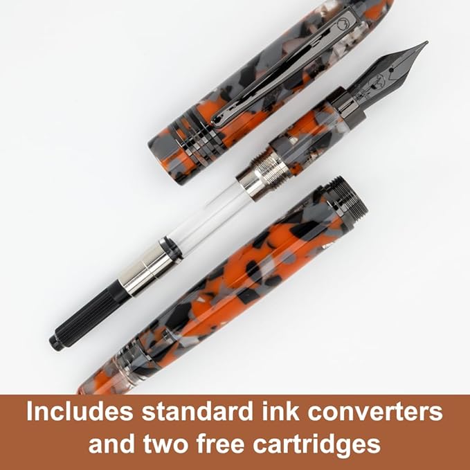 Monteverde Orange Mountain Fountain Pen - B