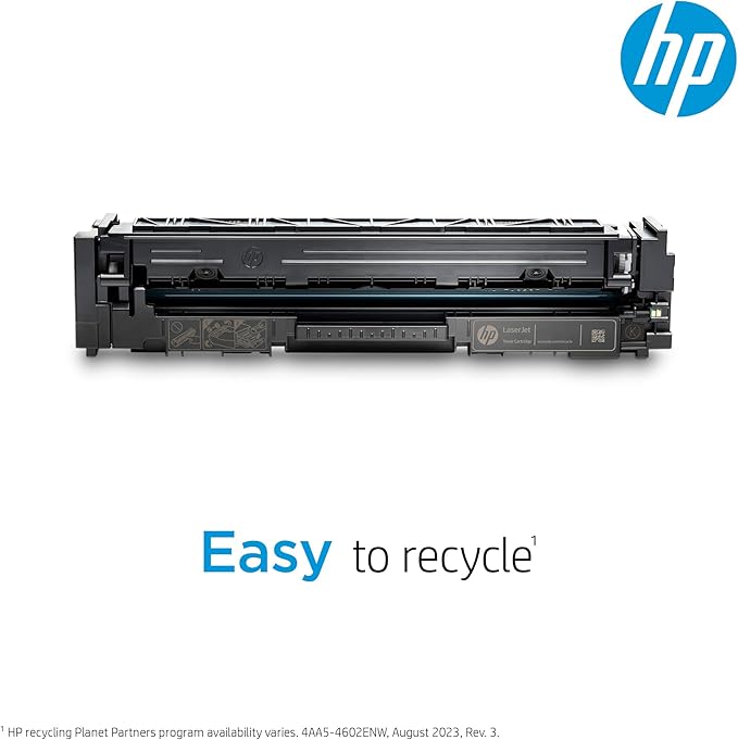 HP 210X Yellow High-Yield Toner Cartridge | Works Color Laserjet Pro 4201, Color Laserjet Pro MFP 4301 Series | W2102X