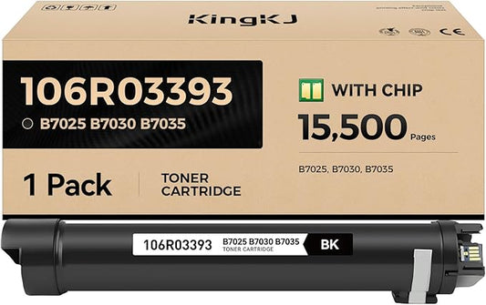 VersaLink B7025 B7030 B7035 Black High Capacity Toner Cartridge 1-Pack Replacement for Xerox 106R03393 106R03394 Toner Compatible with Xerox VersaLink B7025 B7030 B7035 Laser Printer Ink All-in-One