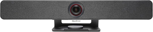 WYRESTORM 4K Conference Room Camera with AI Auto Framing, Presenter & Speaker Tracking, 120° Wide-Angle Webcam, 5X Digital Zoom, 4-Mic Array & 2 Speakers, Work with Meet, Teams, Zoom