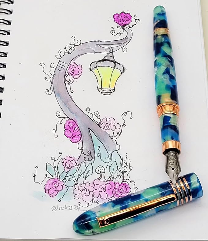 Monteverde Blue Mountain Fountain Pen - B