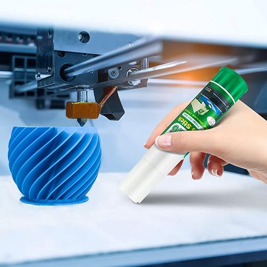 Geeetech 6pc 3D Printer Glue Sticks, 3D Printer Bed Adhesive for Hot Bed Printing, 36 Gram Each, Washable, PVP Solid 3D Print Glue Stick 3D Gloop for PLA/ABS/PETG/PC/PA/TPU