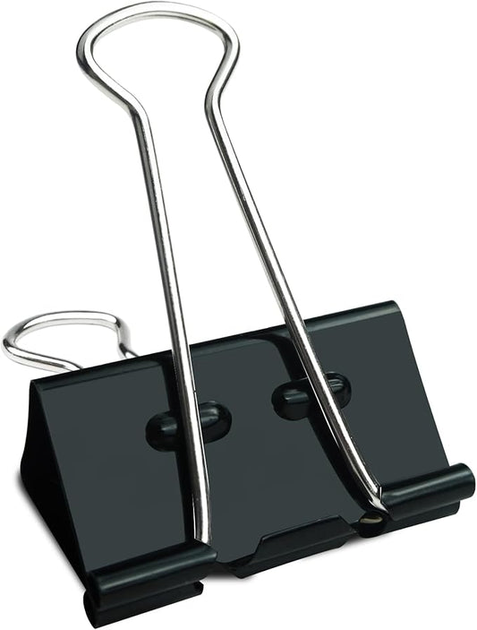 48Pcs Binder Clips(2 Inch), Upgrade Large Binder Clips Heavy Duty Paper Clamps for Office and Home Supplies