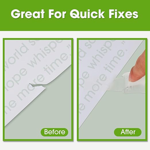 12 Invisible Tape with 12 Refillable Tape Dispenser, Home Office Supplies and Back to School Supplies for College and Classrooms, Matte Finish, 3/4 in x 650 in