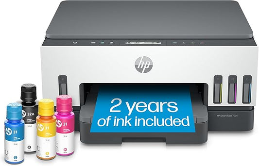 HP Smart Tank 7001 Wireless All-in-One Ink Tank Printer with up to 2 years of ink included (28B49A)