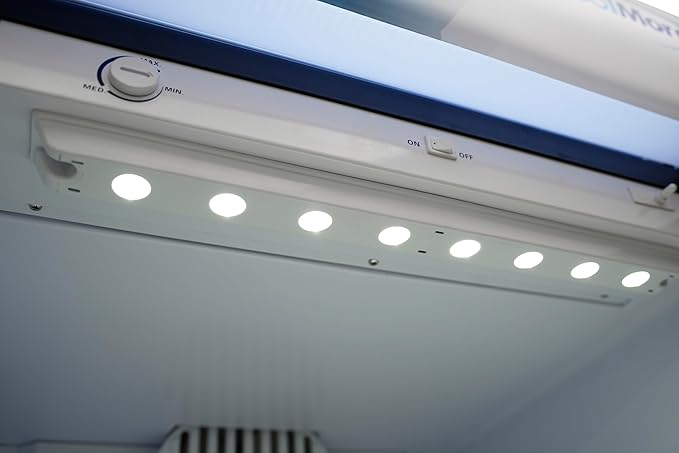 KoolMore KM-MDR-1GD-15C 26 in. Commercial Glass Door Merchandiser Refrigerator with LED Lights, 15 cu. ft. in Black, ETL Listed