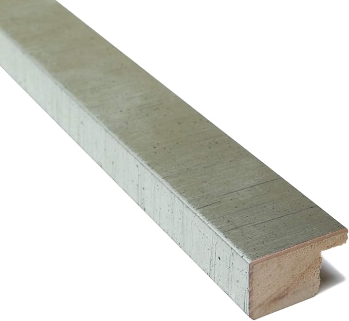 Amanti Art Natural Cork Board for Wall, 14x32 Vision Board with Silver Wood Frame, Medium Corkboard Office Decor for Home Organization, Casual Corkboard Pinboard to display items for home organization