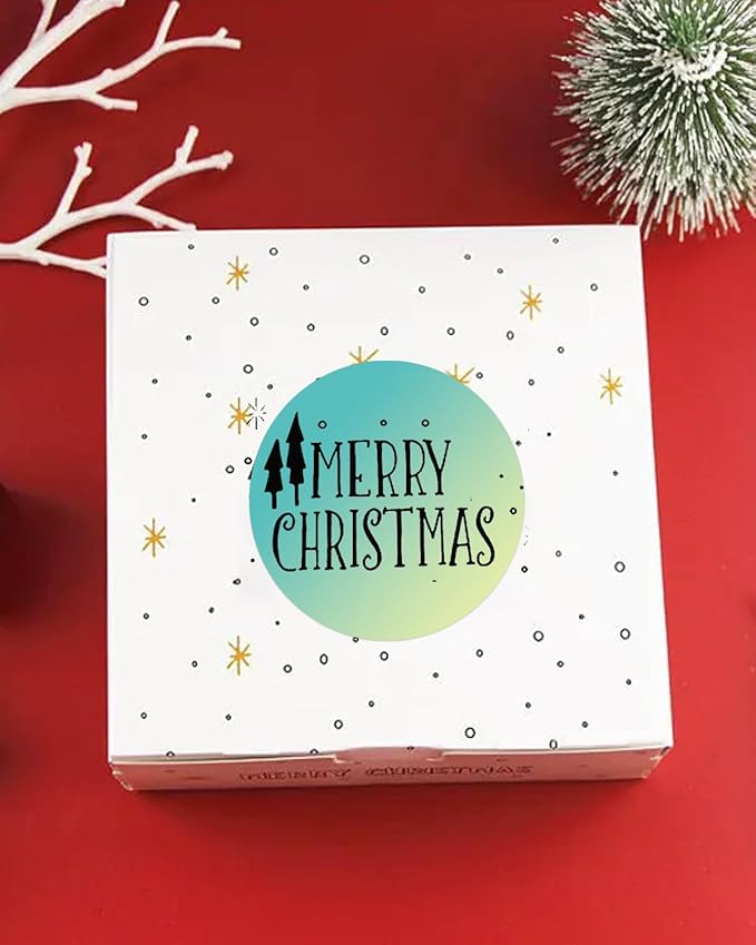 3 inch Round Thermal Labels, Thermal Printer Labels use for Barcode, Shipping, Customized, Circle Direct Thermal Stickers 500 Labels for Printer, Gradient Green