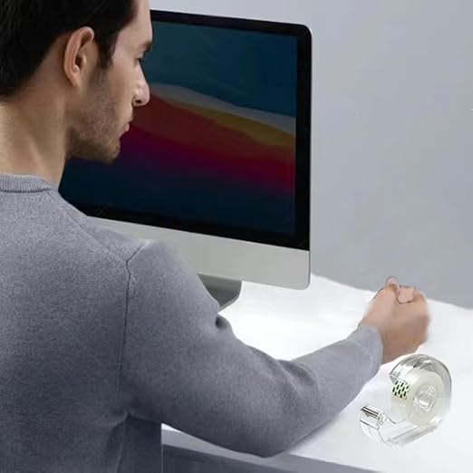 48 Rolls Transparent Tape Refills Rolls 3/4-Inch x 1000 inch, 1 inch Core, Clear Gift Wrapping Tape Refill Roll for Office, Home, School