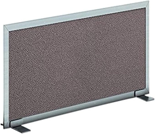 OBEX Acoustical Free Standing Privacy Screen, Cubicle Accessories Desk Privacy Panel, Desk Dividers for Office, Office Furniture Partitions Portable Sound Proof Dividers, 12" x 30", Slate