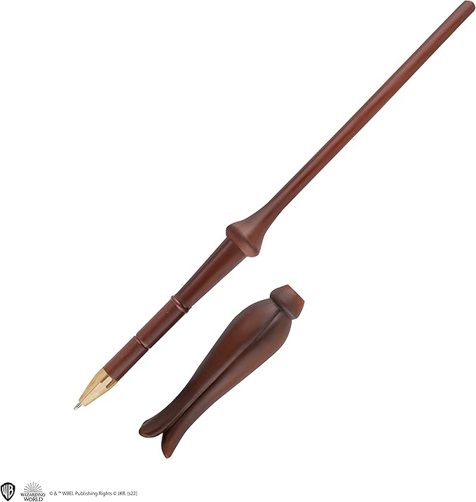 Cinereplicas Harry Potter - Luna Lovegood Wand Pen with Stand & Lenticular Bookmark - Official License