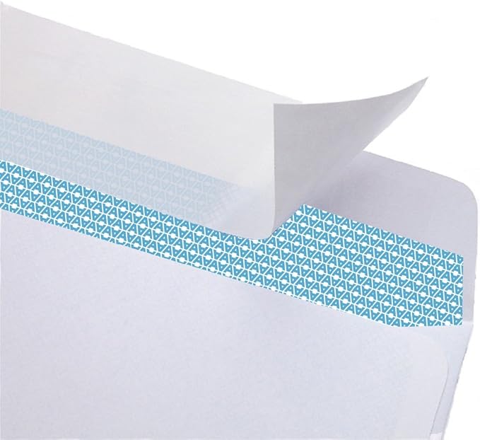 Aimoh #10 Security SelfSeal Envelopes – 20 Qty |No Window, EnveGuard, 4⅛ x 9½", White, 24 LB, 20 Count (34120)