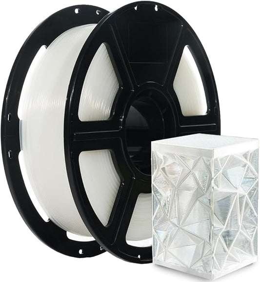 FLASHFORGE Rapid PLA Filament 1.75mm, High Flow Speedy 3D Printer Filament, Experience Exceptional Performance with 500mm/s High-Speed Printing, Neatly Wound & Top-Notch Filament (Natural)