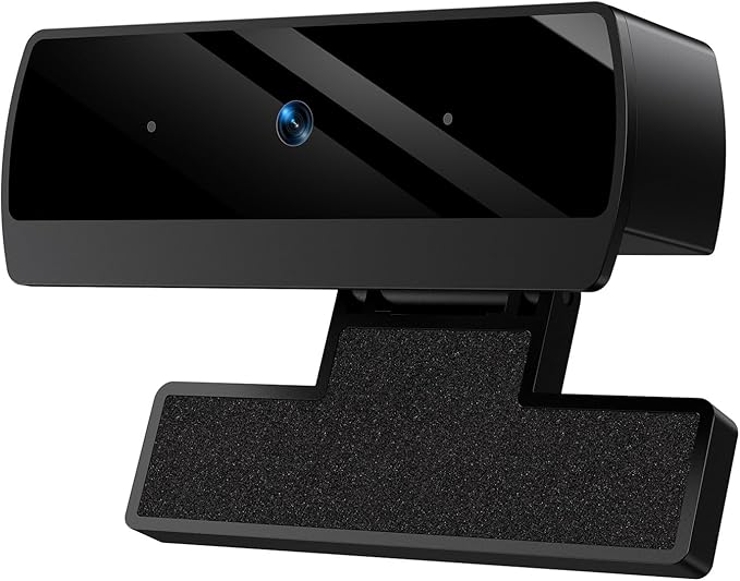 Webcam,1080P HD Webcam with Microphone, USB Computer Camera for Laptop & Desktop - Plug & Play, Stereo Sound, Auto Low-Light Correction, for Zoom/Skype/FaceTime/Teams/Webex, Streaming & Video Calls