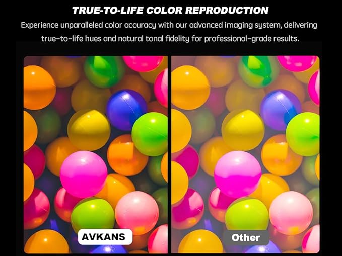 AVKANS NDI PTZ Camera - 30X Auto Tracking Live Streaming Cam with SDI/HDMI/IP Outputs for Church Worship School Sport Hospital Wedding(NDI HX2 and NDI HX3)