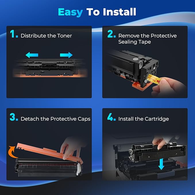 218X Toner Cartridges 3301sdw 3301fdw 3201dw Toner Replacement for HP 218X Toner Cartridge 4 Pack 218A HP218X HP218A With Chip Work for Color Laser Jet Pro 3201dw MFP 3301fdw 3301sdw 3301cdw 3301 3201