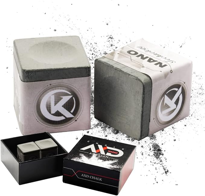 KONLLEN Pool Cue Chalk Nano Technology Billiard Chalk for Professional Tournament Dedicated Pool Chalk (Outstanding Performance, Reduce Miscue, Durable)