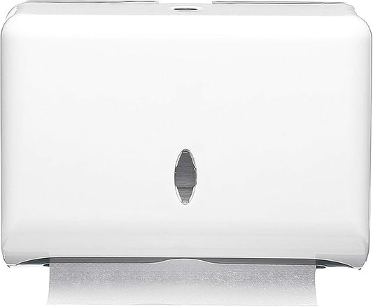 AILELAN Paper Towel Dispensers, Commercial Toilet Tissue Dispensers Wall Mount Paper Towel Holder Multifold/C-Fold Paper Towel Dispenser for Kitchen and Restroom Decor (White)