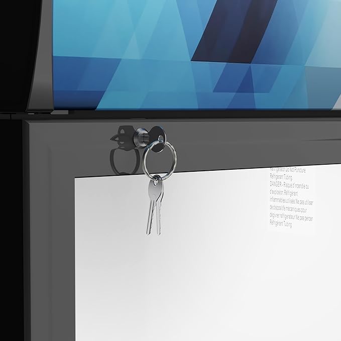 KoolMore DGDR-1D-12C 24 in. 12 Commercial One Glass Door Beverage Display Merchandiser Refrigerator Cooler, ETL Listed in Black, 12.1 cu. ft