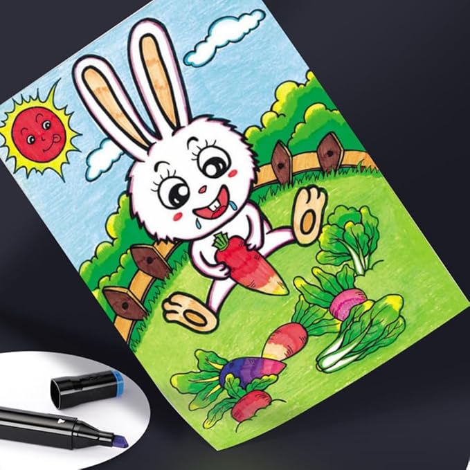 262 Colors Alcohol Markers Artist Drawing Art Dual Tip Markers Perfect for Kids Boys Girls Students Adult