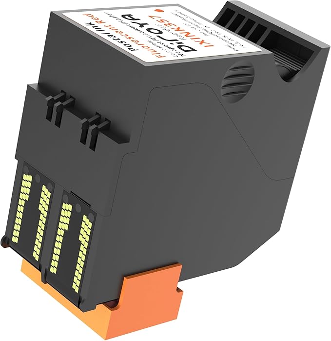 IXINK357 Ink Cartridge High Yield Replacement for Neopost Quadient Hasler IX-3, IX-5, IX-7, IX-7 Pro Series Franking Machine Fluorescent Red Postage Ink