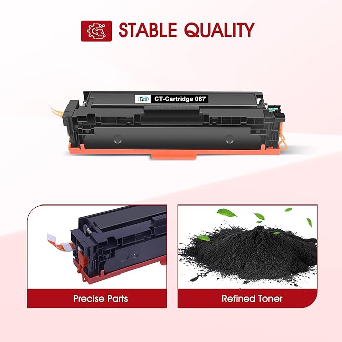 067 Black Toner Cartridge 067H MF654CDW MF656CDW Compatible Replacement for Canon 067 Black 067H imageClass LBP633Cdw LBP632Cdw LBP631Cw MF651Cw MF653Cdw MF655Cdw Printer 2 Pack High Yield Ink