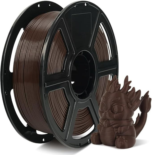 FLASHFORGE Rapid PLA Filament 1.75mm, High Flow Speedy 3D Printer Filament, Experience Exceptional Performance with 500mm/s High-Speed Printing, Neatly Wound & Top-Notch Filament (Chocolate Brown)