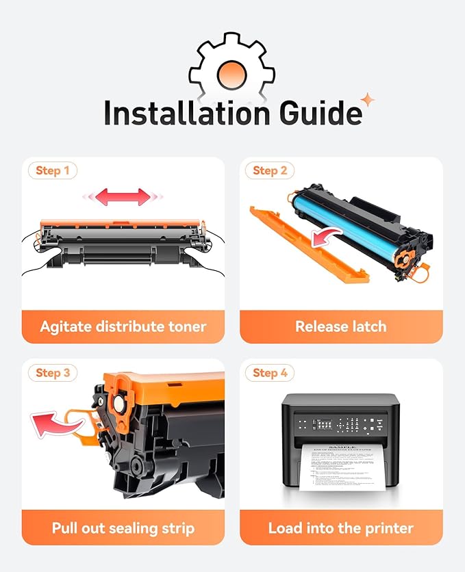 138A W1380A Black Toner Cartridge Set 2-Pack High Yield with Chip Replacement for HP 138A W1380A 138X W1380X Cartridge Compatible with HP Laser Jet Pro 3001dw 3001fdw MFP 3101fdw Series Printer Toner
