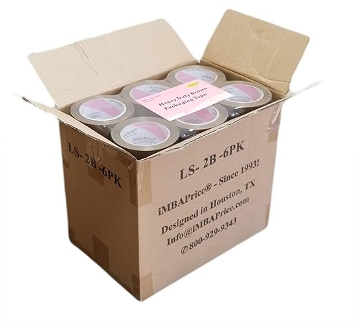 iMBAPrice Sealing Tape - 1 Box of Premium (36 Roll of 110 Yards) 36x330 Feet Long 2" Wide Brown Shipping Packaging Tape