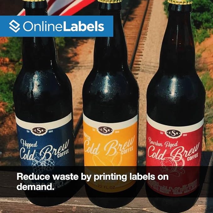 4 x 4 Square Label - Pack of 4,000 Labels, 1,000 Sheets - Inkjet/Laser Printer - Online Labels