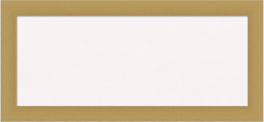 Amanti Art White Cork Board for Wall, 16x34 Vision Board with Gold Frame, Medium Corkboard Office Decor for Home Organization, Casual Corkboard Pinboard to display items for home organization