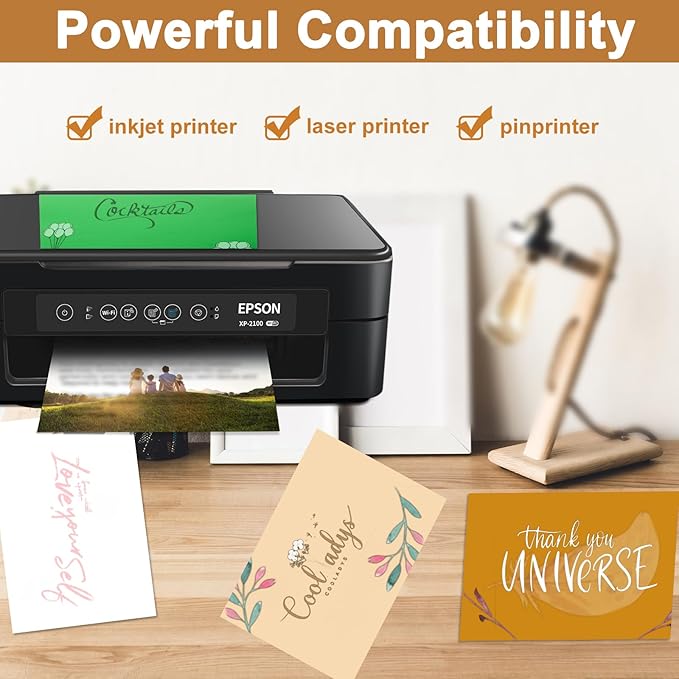 28 Sheets Gold Shimmer Cardstock 8.5 x 11 Metallic Paper, 250gsm/92lb Premium Glossy Paper Card Stock for DIY Cards Making, Anniversaries, Wedding Invitations, School Crafting, Greeting Cards