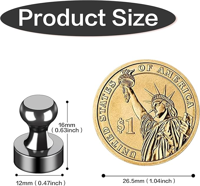 LOVIMAG 30Pcs Fridge Magnets - Small Neodymium Magnets for Whiteboard, Fridge, Kitchen, Office, Classroom, Picture, Locker