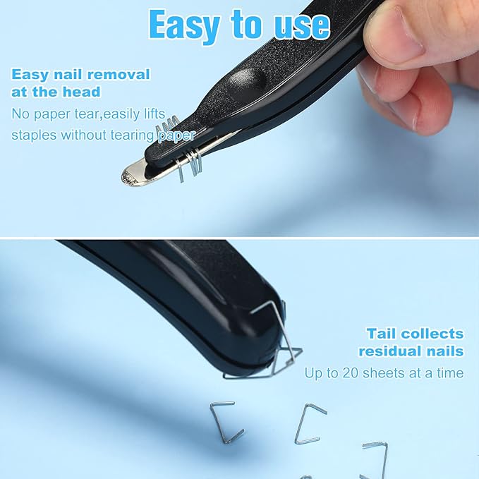 24 Pcs Magnetic Staple Remover Bulk Staple Remover Puller Removing Pen Operation Christmas Tool Gifts Rubberized Office School Gift(Candy Color)