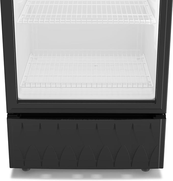 KoolMore DGDR-1D-12C 24 in. 12 Commercial One Glass Door Beverage Display Merchandiser Refrigerator Cooler, ETL Listed in Black, 12.1 cu. ft