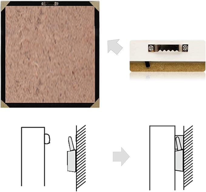 50 Pack Small Sawtooth Picture Hangers Steel Picture Hangers Picture Frames Hangers with Screws Picture Hang Solutions, for Hanging Clock Paintings Artwork Picture Frame Hook Photos (Silver)